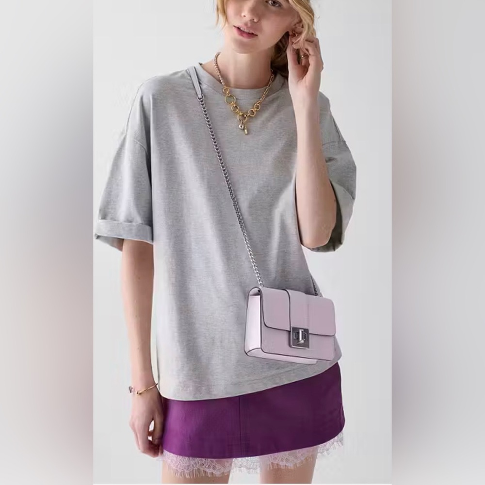 Kate Spade Phoebe Turnlock Mini Flap Crossbody Light Frozen Lilac MSRP $329 - Picture 12 of 17